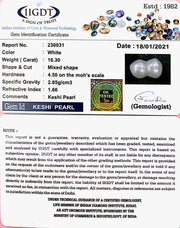 16.30/CT NATURAL KESHI PEARL